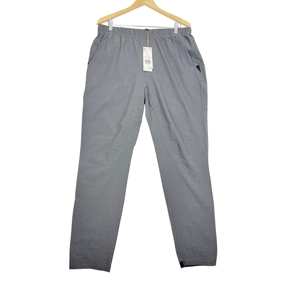 Adidas Mele Wind Pants Mens L Gray‎ Primegreen Athletic Joggers New $65